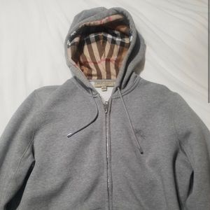 Burberry Zip Up Hoodie